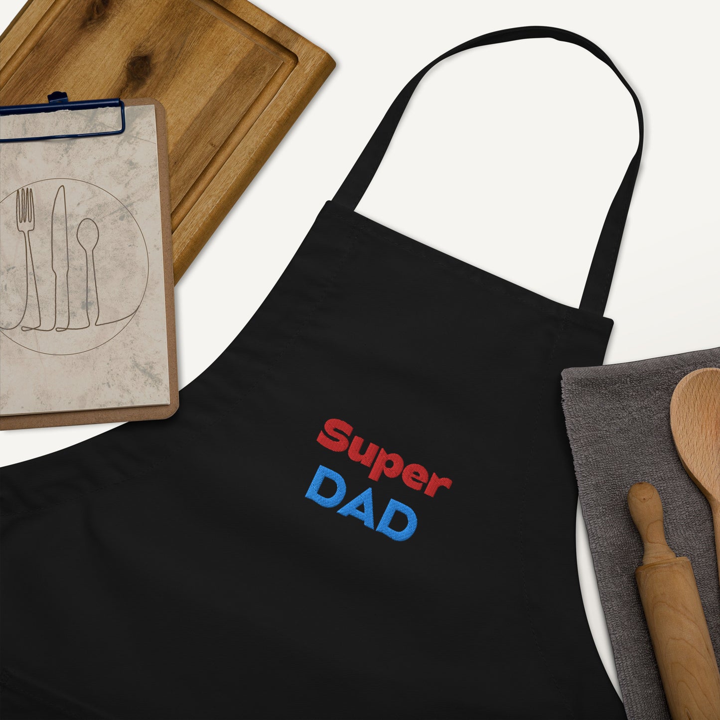 Super Dad Embroidered Apron