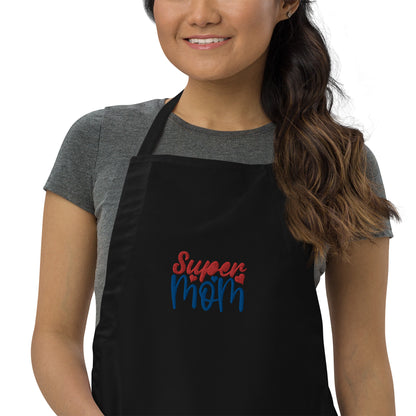 Super Mom Embroidered Apron