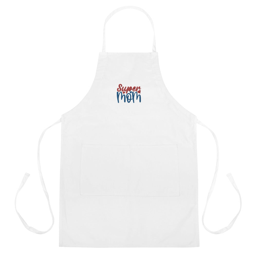 Super Mom Embroidered Apron