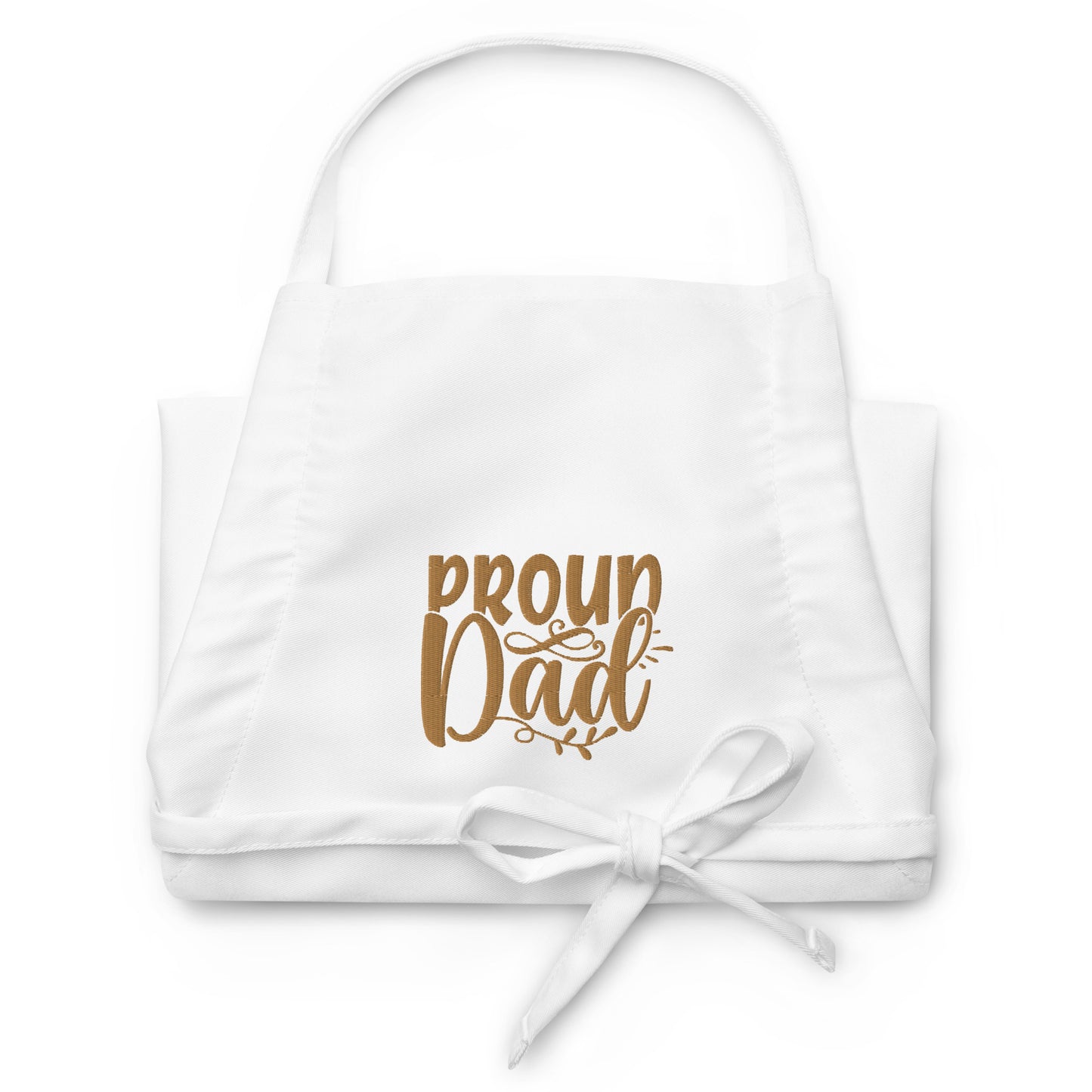 Proud Dad Embroidered Apron
