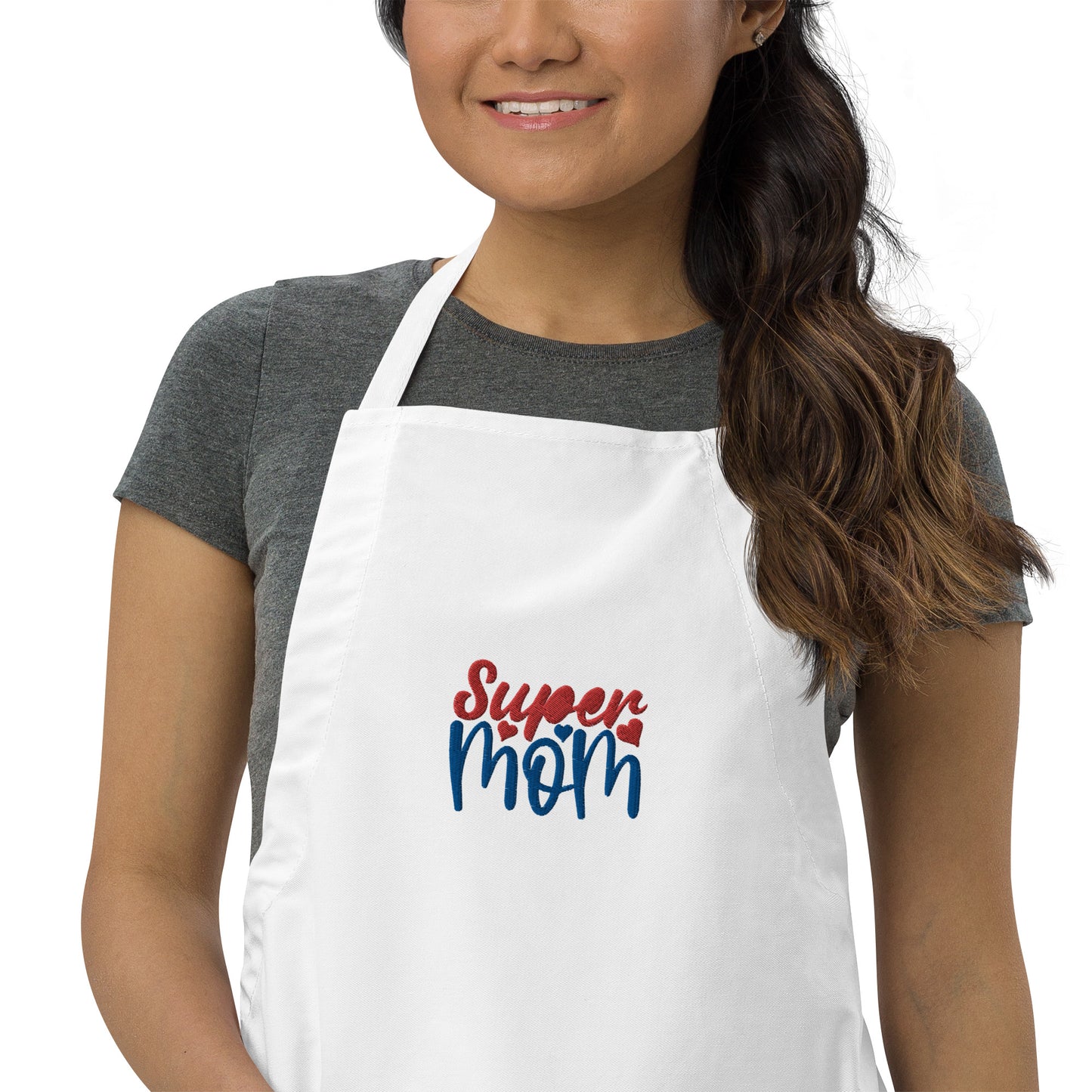 Super Mom Embroidered Apron