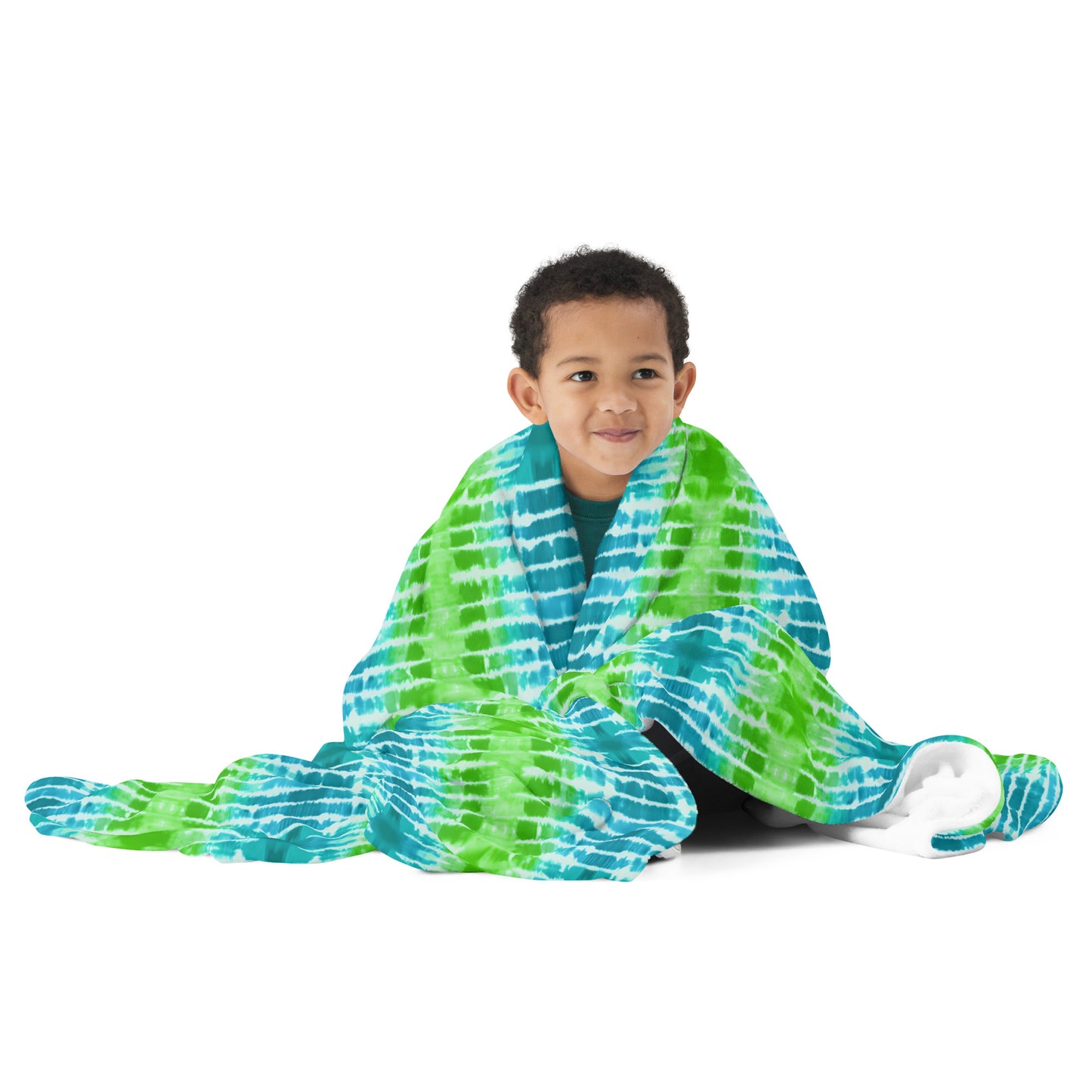 Tie Dye Stripe Throw Blanket