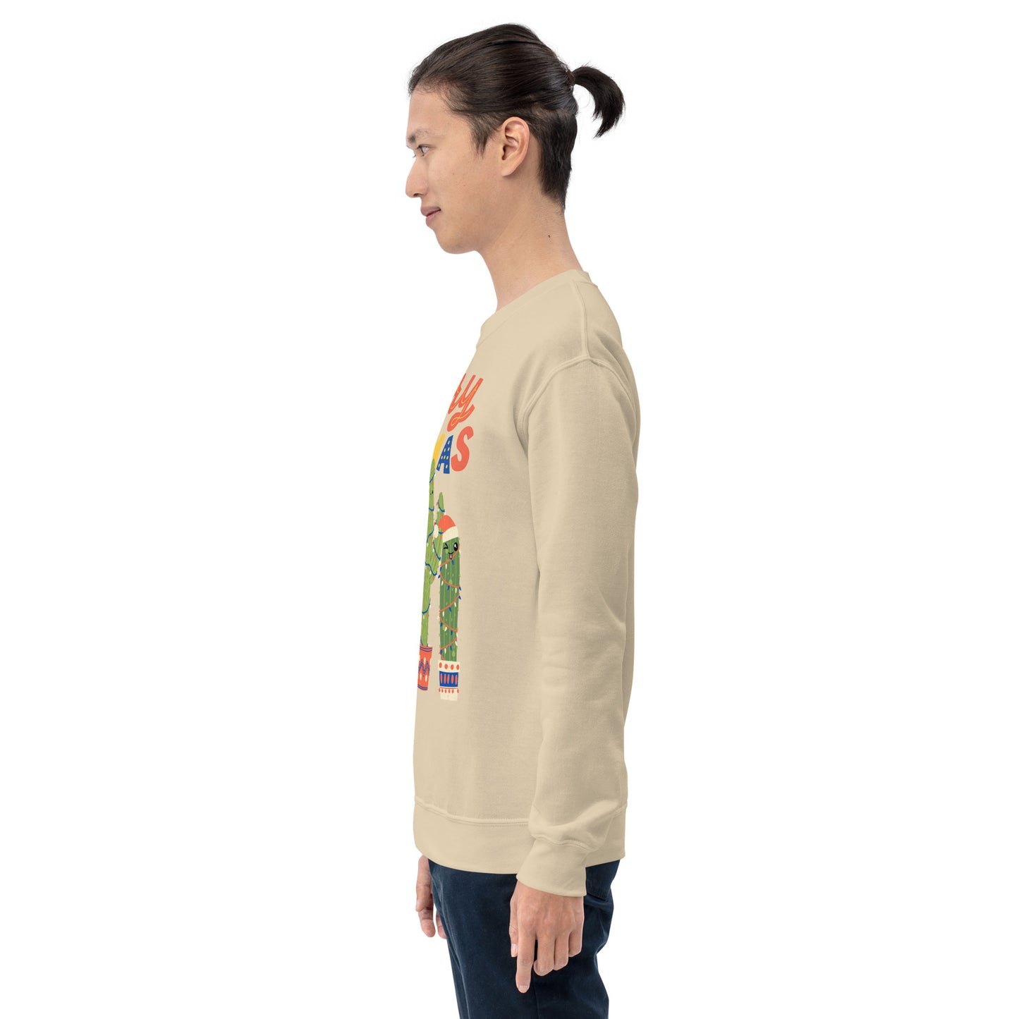 Merry Christmas Cactus Ugly Sweatshirt