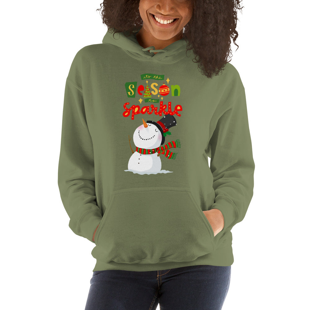 It's The Season To Sparkle Christmas Unisex Hoodie