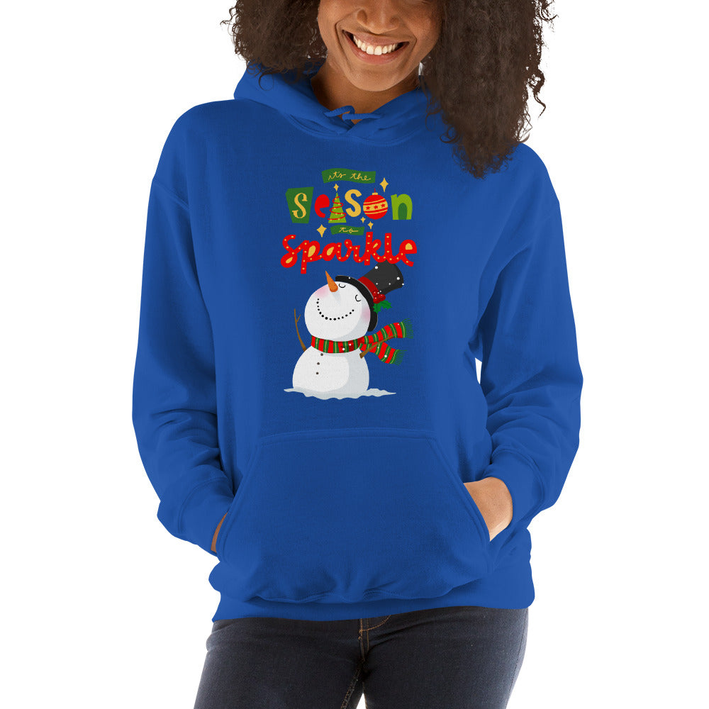 It's The Season To Sparkle Christmas Unisex Hoodie