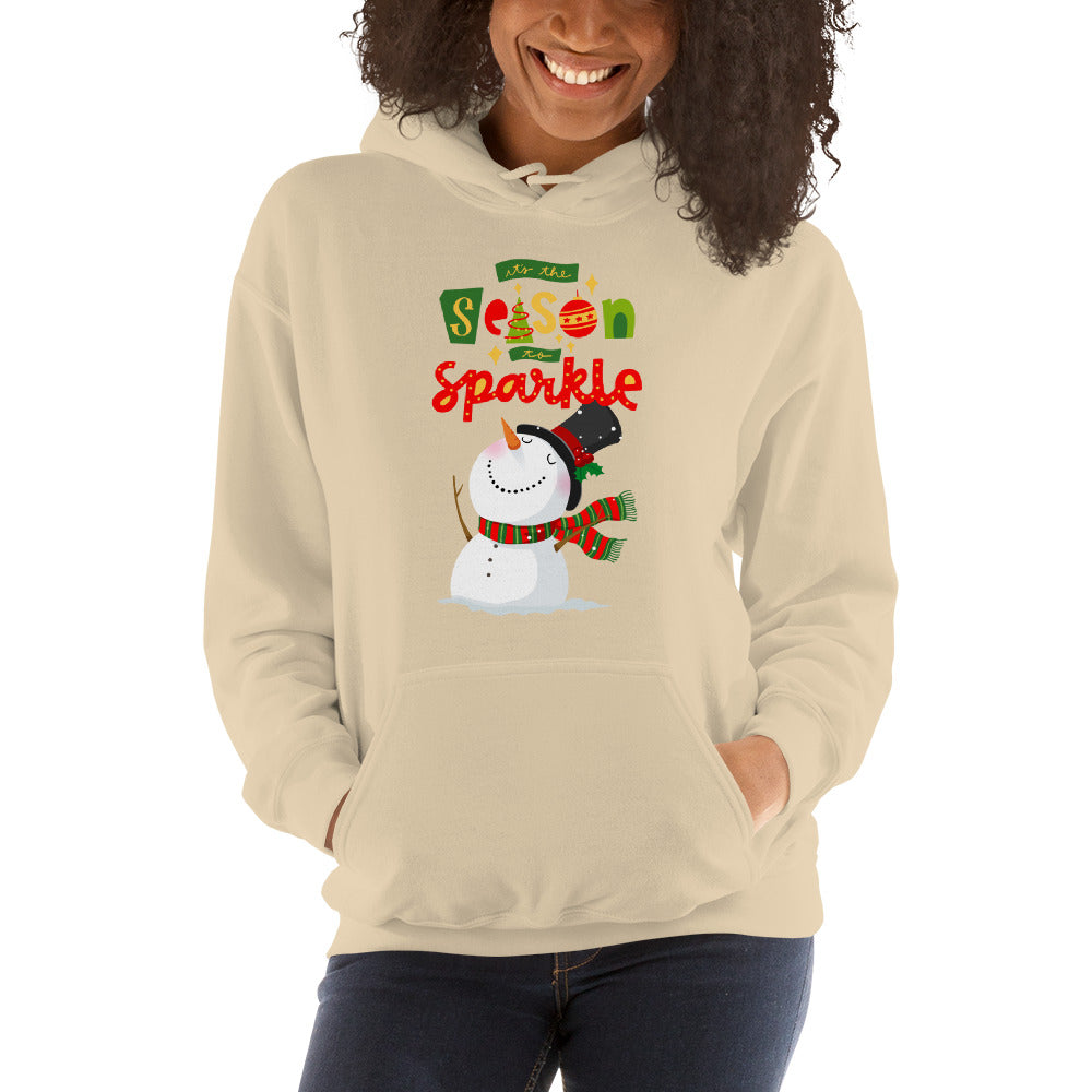 It's The Season To Sparkle Christmas Unisex Hoodie