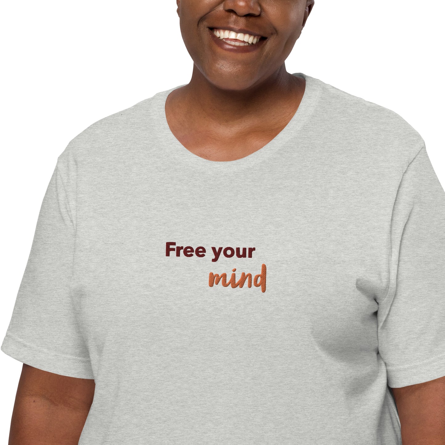 Free Your Mind Embroidered Unisex T-Shirt