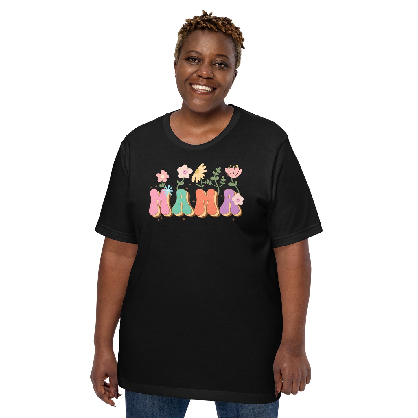 Mama Retro Cotton T-Shirt