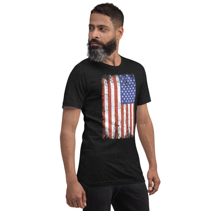 Distressed American Flag Graphic T-Shirt