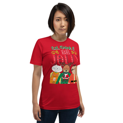 Eat, Drink & Be Jolly Ugly Christmas T-Shirt