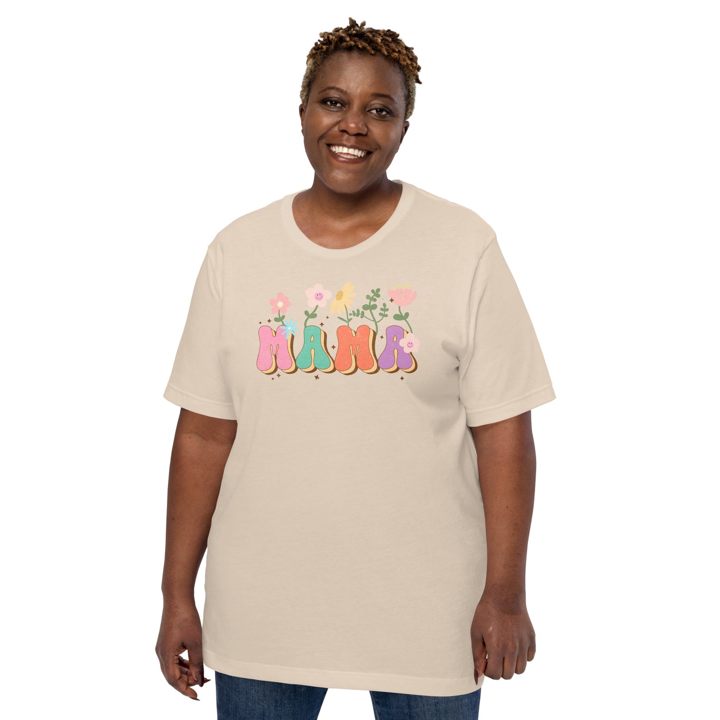 Mama Retro Cotton T-Shirt