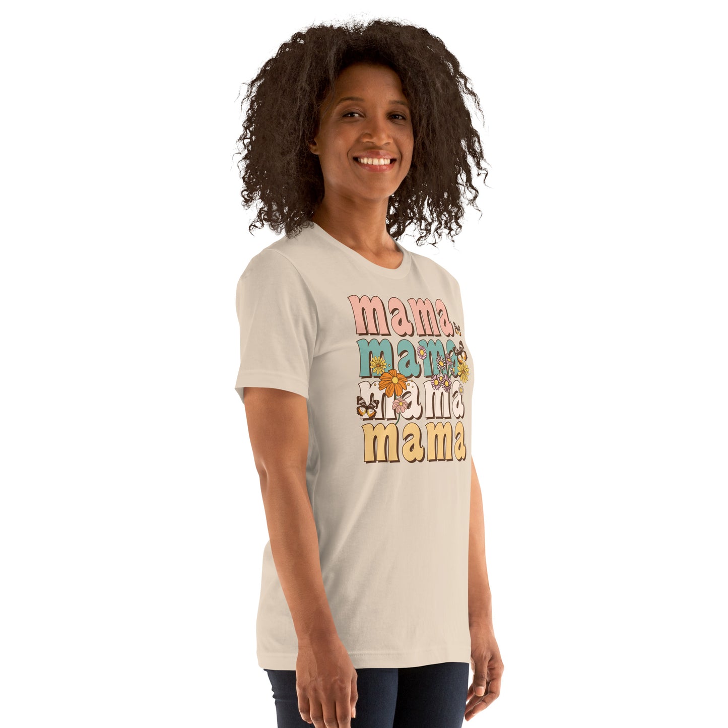 Mama, Flowers and Butterflies T-Shirt