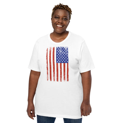 Distressed American Flag Graphic T-Shirt