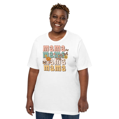 Mama, Flowers and Butterflies T-Shirt