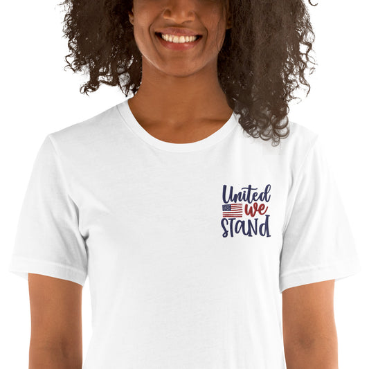 United We Stand Embroidered Unisex T-Shirt