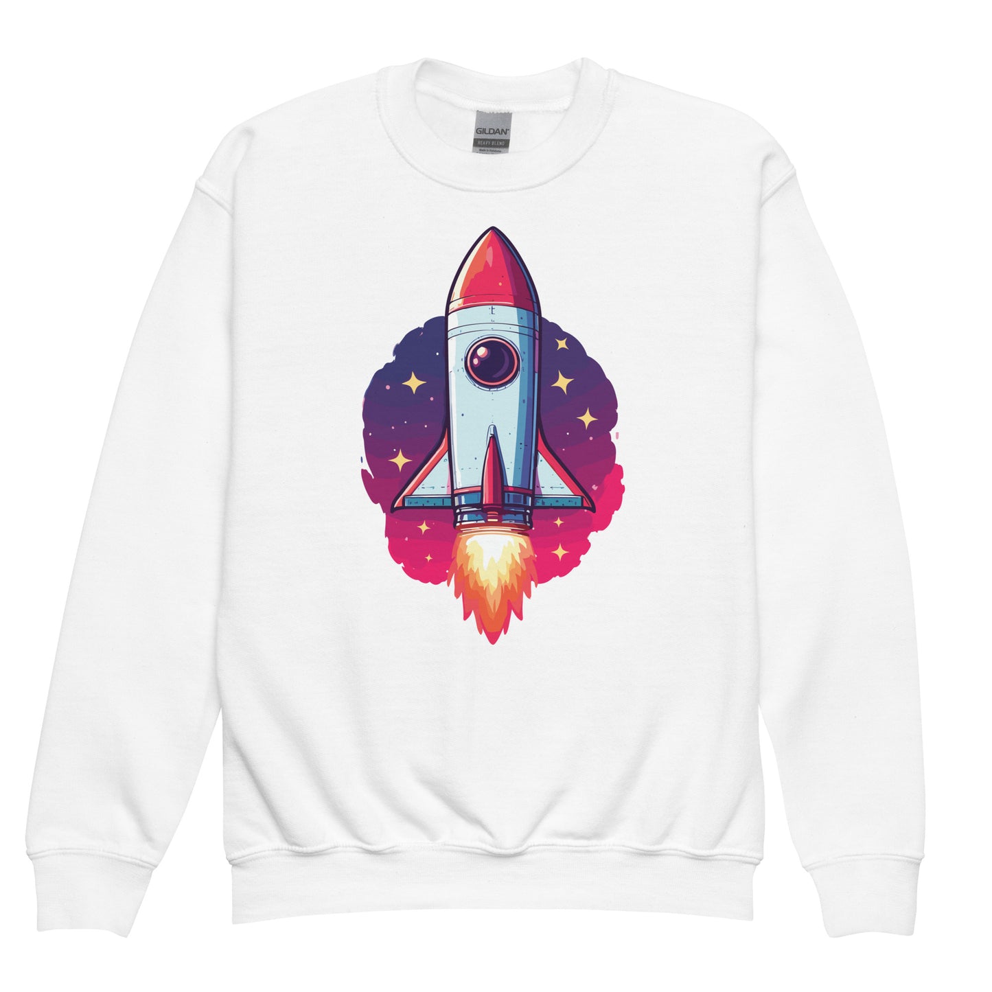 Space Rocket Youth Crewneck Sweatshirt