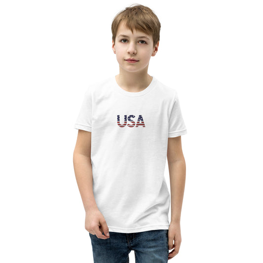 USA Flag 4th Of July Youth T-Shirt
