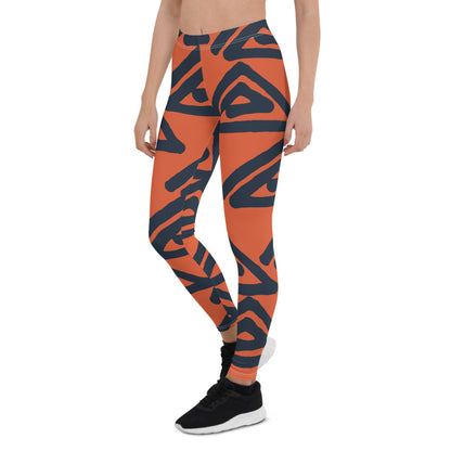 Geometric Tribal Print Leggings