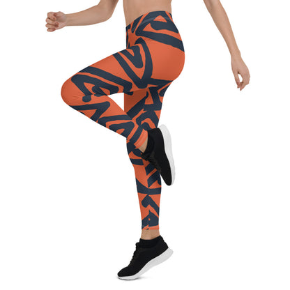 Geometric Tribal Print Leggings