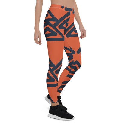 Geometric Tribal Print Leggings