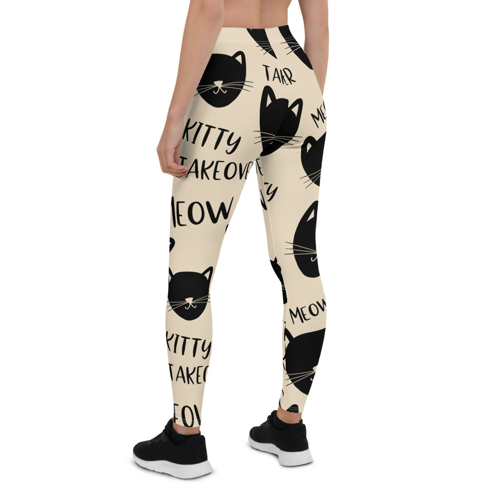 Cat Print Leggings