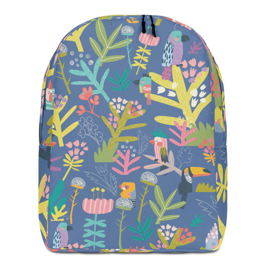 Tropical Birds Minimalist Backpack