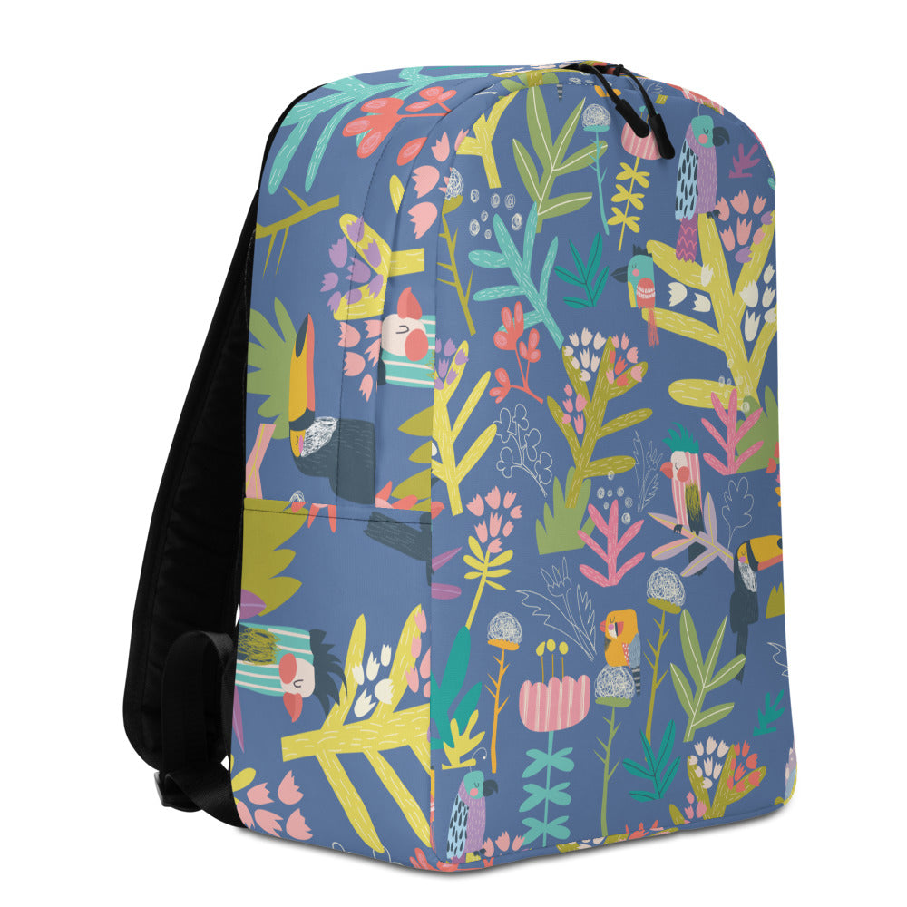 Tropical Birds Minimalist Backpack