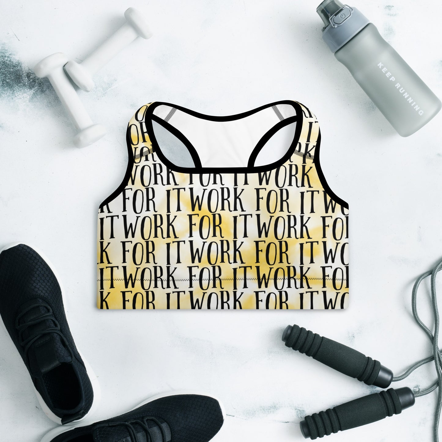 Work For It Padded Sports Bra