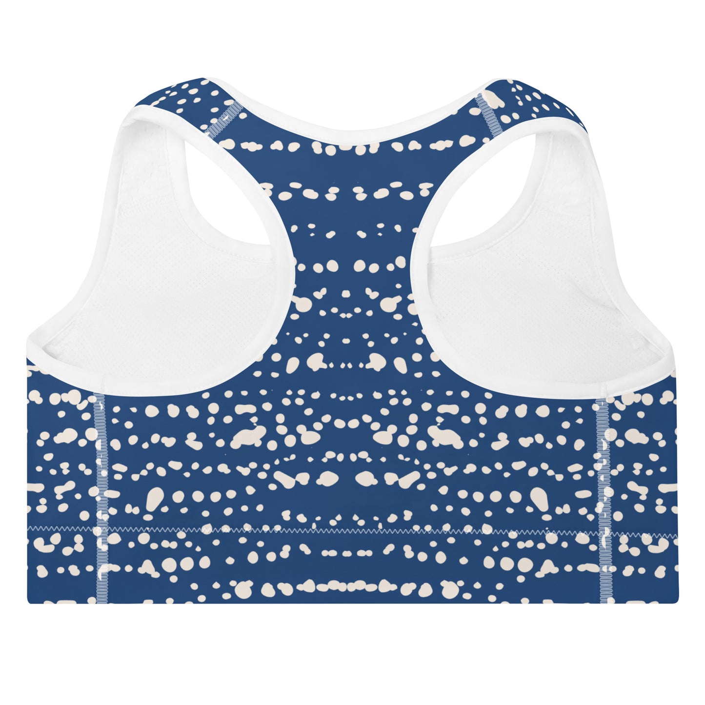 Bubble Print Padded Sports Bra