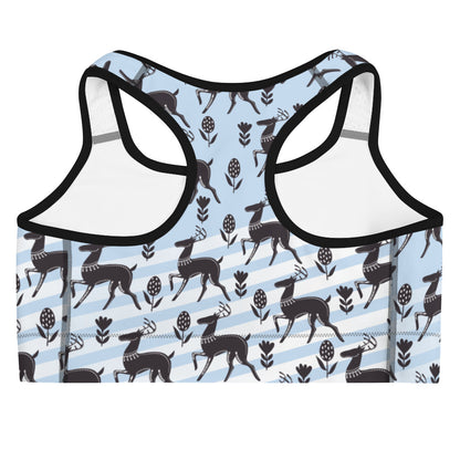 Deer Print Sports Bra