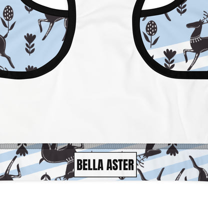 Deer Print Sports Bra