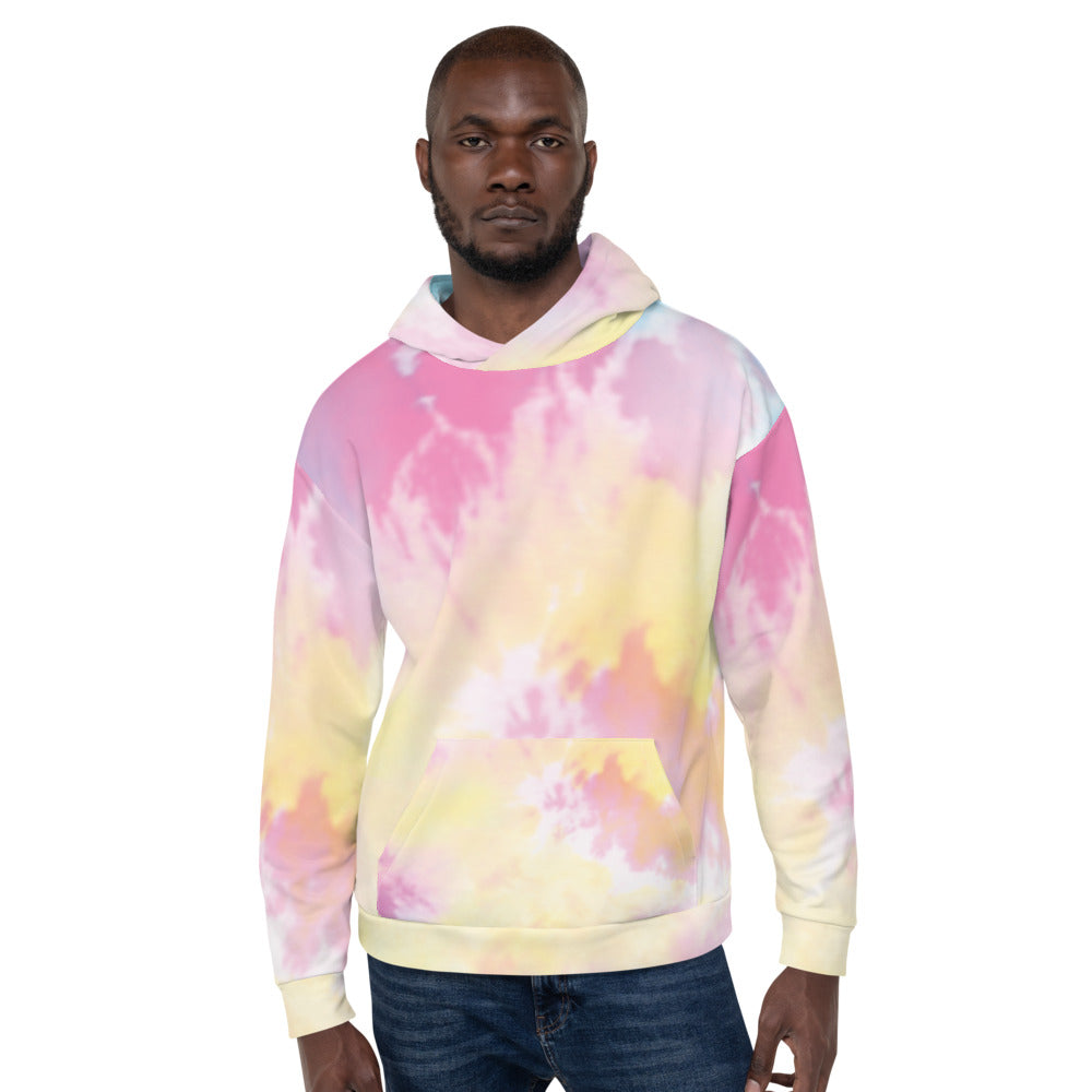 Cotton Candy Tie Dye Unisex Hoodie