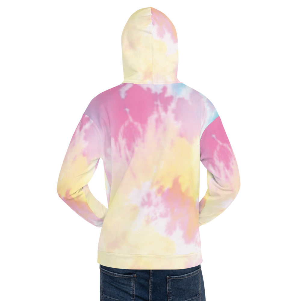 Cotton Candy Tie Dye Unisex Hoodie