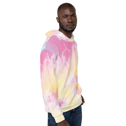 Cotton Candy Tie Dye Unisex Hoodie