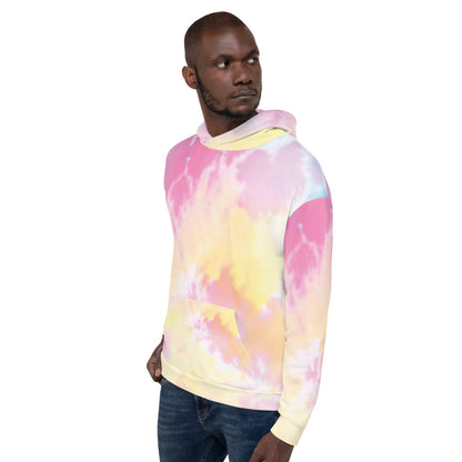 Cotton Candy Tie Dye Unisex Hoodie