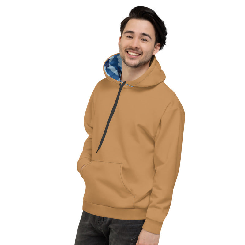 Nude pullover hoodie