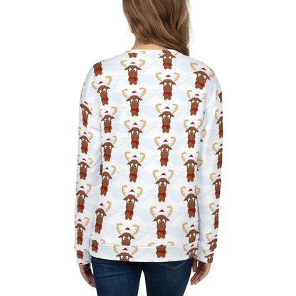 Christmas Reindeer Ugly Sweatshirt - Women