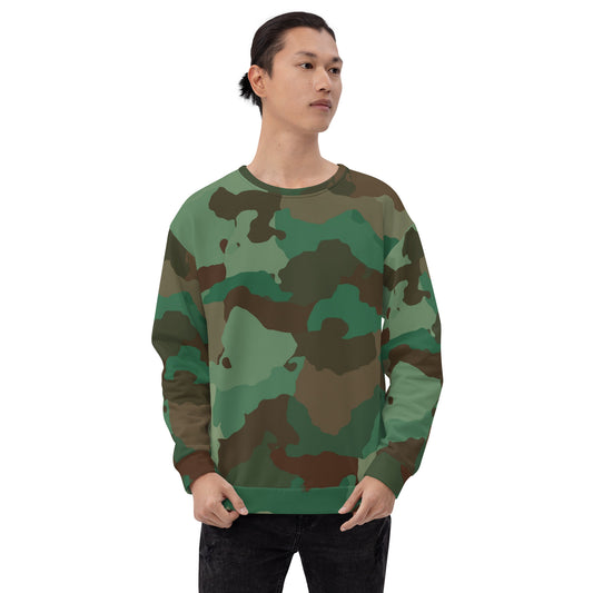 Camouflage Print Sweatshirt - Men