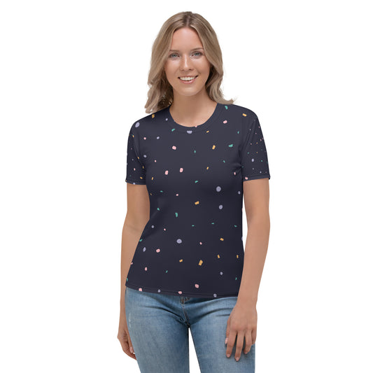 Confetti Universe Women's T-shirt - Bloom Seventy Seven