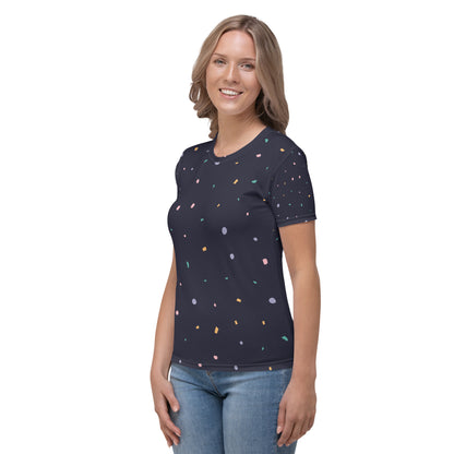 Confetti Universe Women's T-shirt - Bloom Seventy Seven