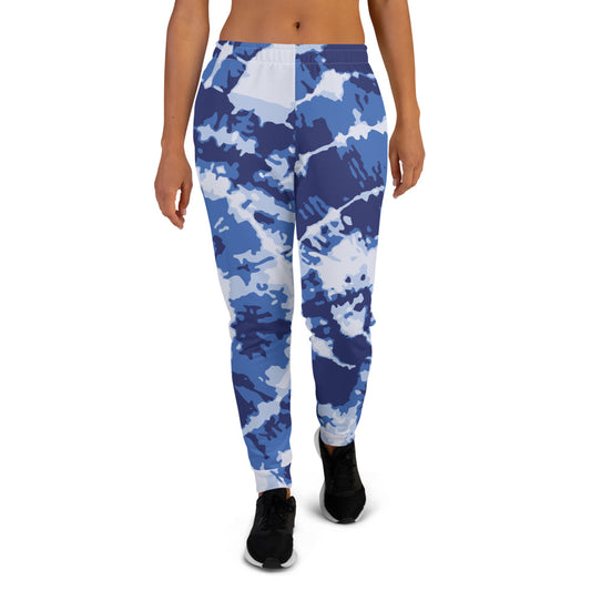 Navy Blue Tie Dye Joggers