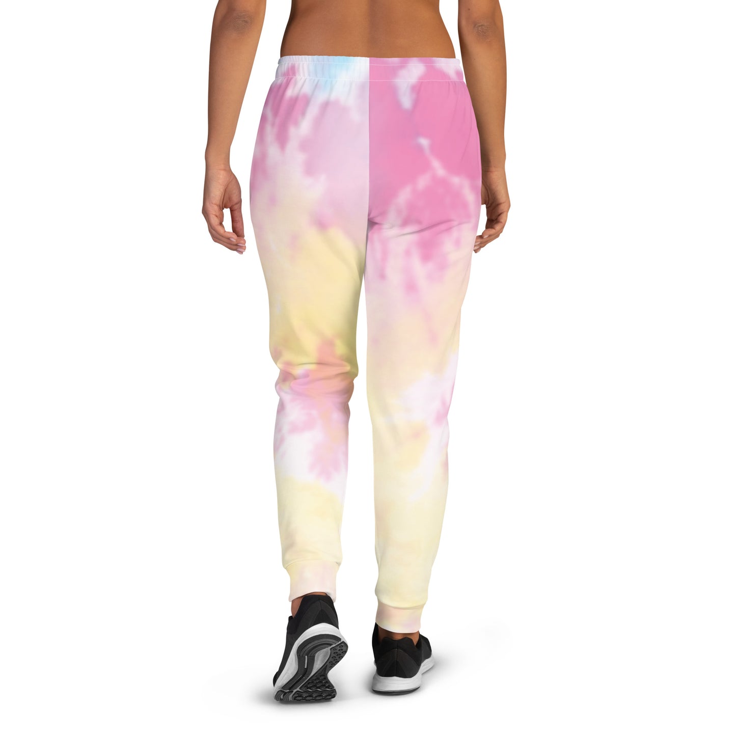 Pink and Yellow Tie Dye Women's Joggers