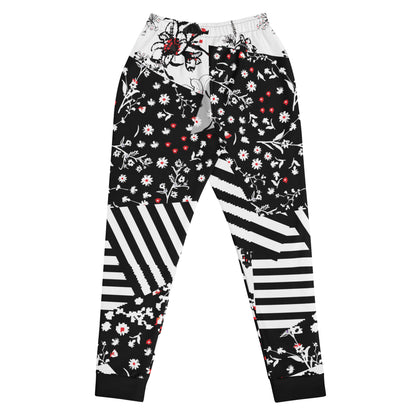 Floral and Stripe Women's Joggers
