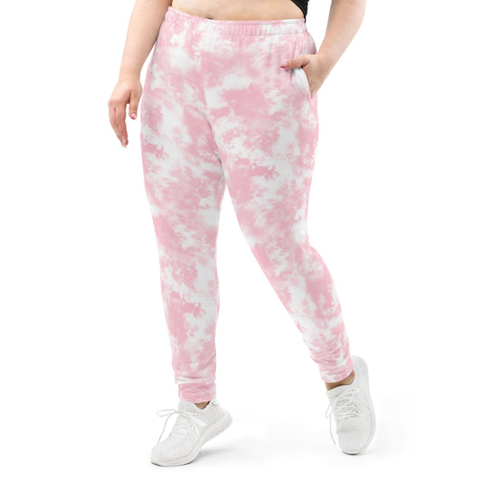 Pink Tie-Dye Women's Joggers