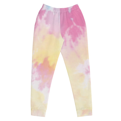 Pink and Yellow Tie Dye Women's Joggers