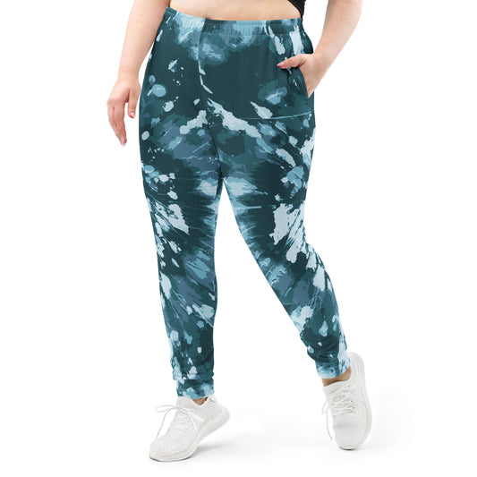 Teal Tie Dye Women's Joggers