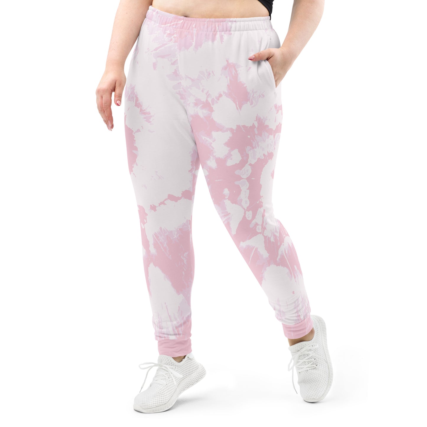 Light Pink Tie Dye Women's Joggers