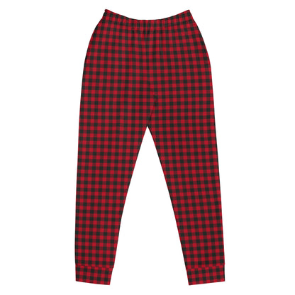Red Plaid Women's Joggers