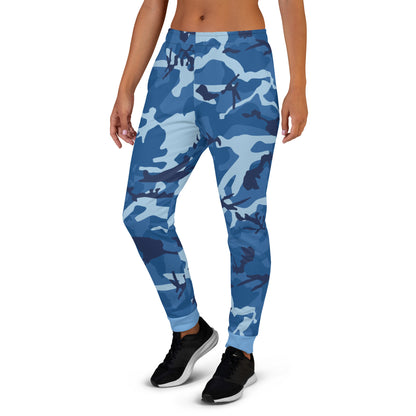 Blue Camo Women's Joggers