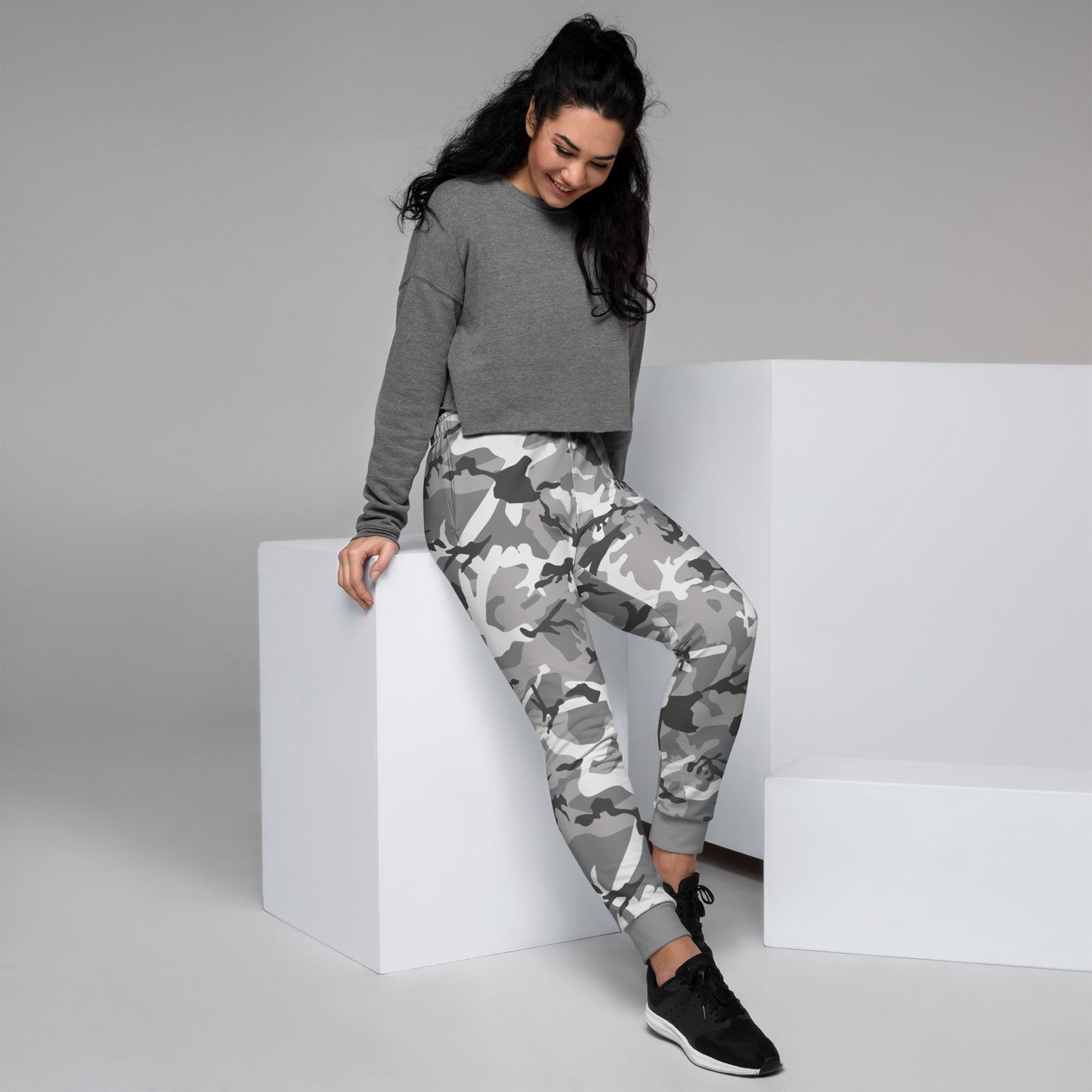 Gray Camo Women's Joggers